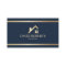 Modern Gold House Logo Real Estate Realtor Navy