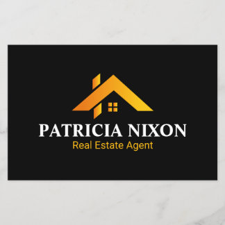Modern Gold House Real Estate Agent Flyer