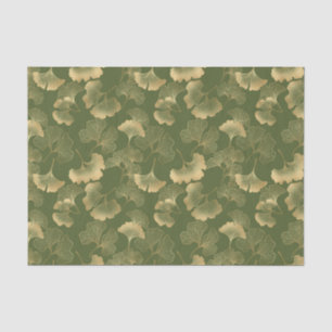 Modern Gold Leaf Pattern Tissue Paper