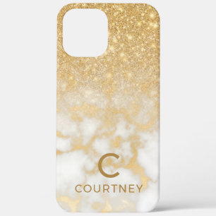 Modern Gold Marble iPhone 12 Pro Max Case