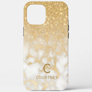 Modern Gold Marble iPhone 12 Pro Max Case