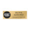 Modern Gold Metallic Business Logo Name Tag