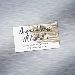 Modern Gold Paint Minimal Customized Magnet