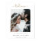 Modern Gold Photo Wedding Rehearsal Dinner Welcome