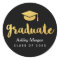 Modern Gold Script Grad Graduation Favor