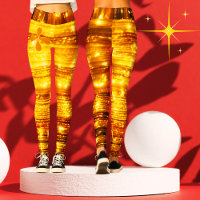 Modern Gold Shiny Sparkle Glitter Chic Gym Women