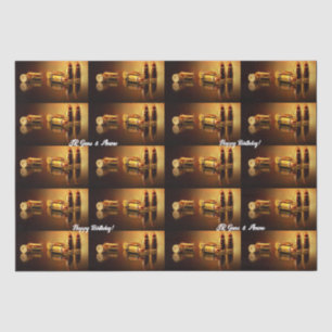 Modern Golden Cartridges Tissue Paper