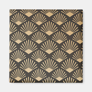 Modern Golden Gatsby pattern Magnet