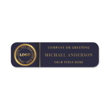 Modern Golden Logo Corporate Professional Employee
