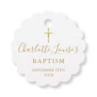 Modern Golden Signature Baptism Christening