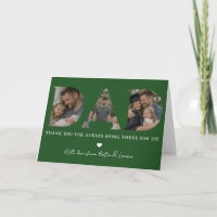 Modern Golf Green Dad Photo Collage Father Day 