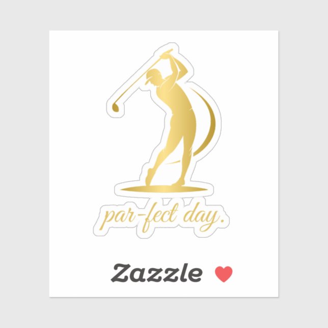 modern golf stikers (Sheet)