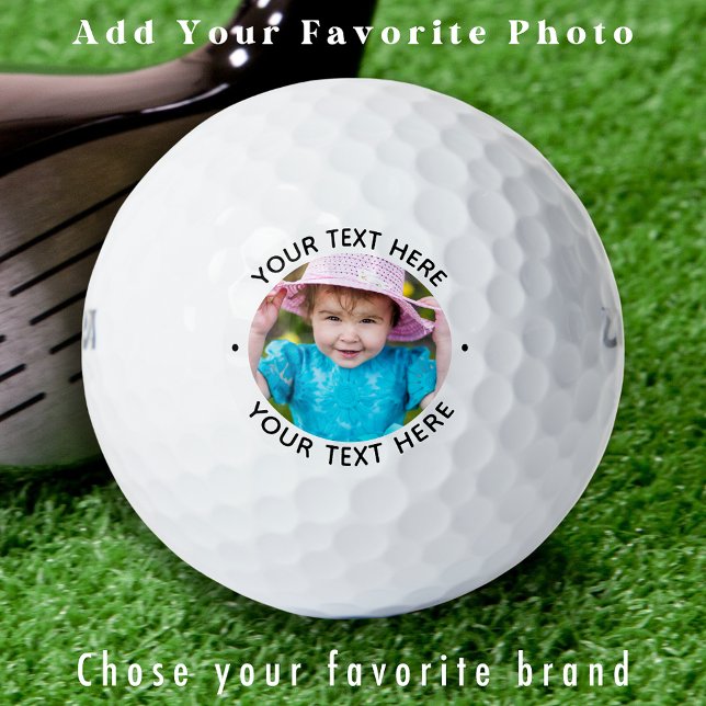 Modern Golfer Create Your Own Personalized Photo Golf Balls (Creator Uploaded)