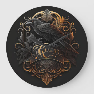 Modern gothic clock. large clock