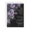 Modern Gothic Floral Black Wedding