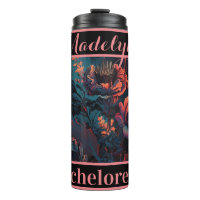 Modern Gothic Floral Wedding Bridesmaid