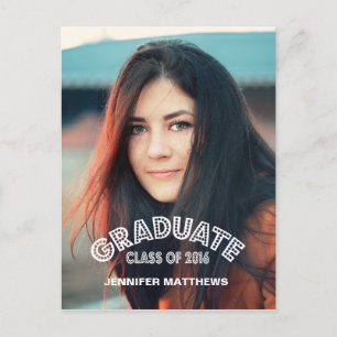 MODERN GRAD   2016 GRADUATION PARTY INVITATION