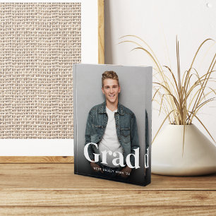 Modern Grad Overlay Graduation Photo Block