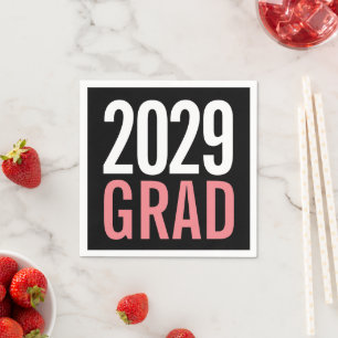 Modern Grad Party Napkin