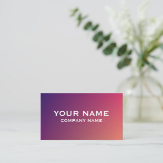 Modern Gradient Business Card Template