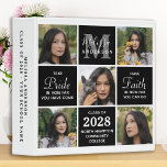 Modern Graduate 5 Photo Black Graduation Binder<br><div class="desc">Graduation Photo Album & Graduate Memory Book ~ modern and elegant photo collage graduation photo album. Customize with 5 of your favourite senior or college photos, and personalize with monogram initial, name, graduating year, high school or college initials. These unique trendy and stylish graduation binders will be a treasured keepsake....</div>