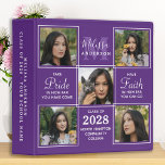 Modern Graduate 5 Photo Scrapbook Album Graduation Binder<br><div class="desc">Graduation Photo Album & Graduate Memory Book ~ modern and elegant photo collage graduation photo album. Customize with 5 of your favourite senior or college photos, and personalize with monogram initial, name, graduating year, high school or college initials. These unique trendy and stylish graduation binders will be a treasured keepsake....</div>