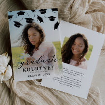 Modern Graduate Cap 2 Photo Graduation