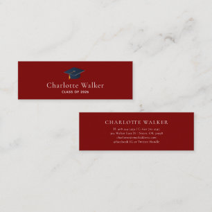 Modern Graduate Networking & Name Calling Card