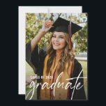 Modern Graduate Photo Bachelor of Science Invitation<br><div class="desc">Introducing our "Modern Graduate Photo Bachelor of Science Graduation Open House Invitation and Grad Announcement Class of 2024" – a personalized and stylish way to celebrate the achievement of your bachelor's degree. This invitation and announcement feature a customizable photo of the graduate alongside their degree title, capturing the essence of...</div>