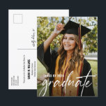 Modern Graduate Photo Bachelor of Science Invite<br><div class="desc">Introducing our "Modern Graduate Photo Bachelor of Science Graduation Open House Invitation and Grad Announcement Class of 2024" – a personalized and stylish way to celebrate the achievement of your bachelor's degree. This invitation and announcement feature a customizable photo of the graduate alongside their degree title, capturing the essence of...</div>
