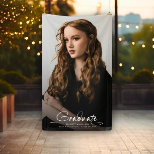 Modern Graduate Photo Simple Handwritten Script  Banner