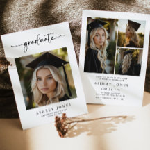Modern Graduate Script Photo 