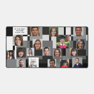 Modern Graduation 18 Photos Best Teacher Thank You Desk Mat