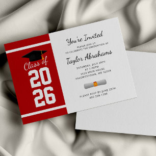 Modern Graduation 2025 Modern Grad Party Invitation