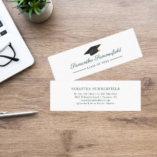 Modern Graduation 2026 Name Modern Script Calling Card