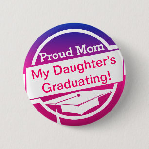 Modern Graduation 2 Inch Round Button
