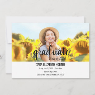 Modern Graduation Announcement