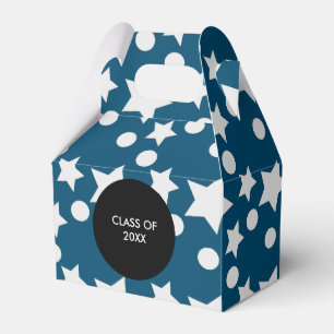 Modern Graduation Huge Star and Dots 2020 Grad Favor Box
