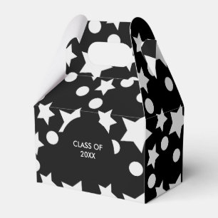 Modern Graduation Huge Star and Dots 2020 Grad Favor Box