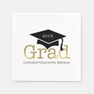 Modern Graduation Napkin