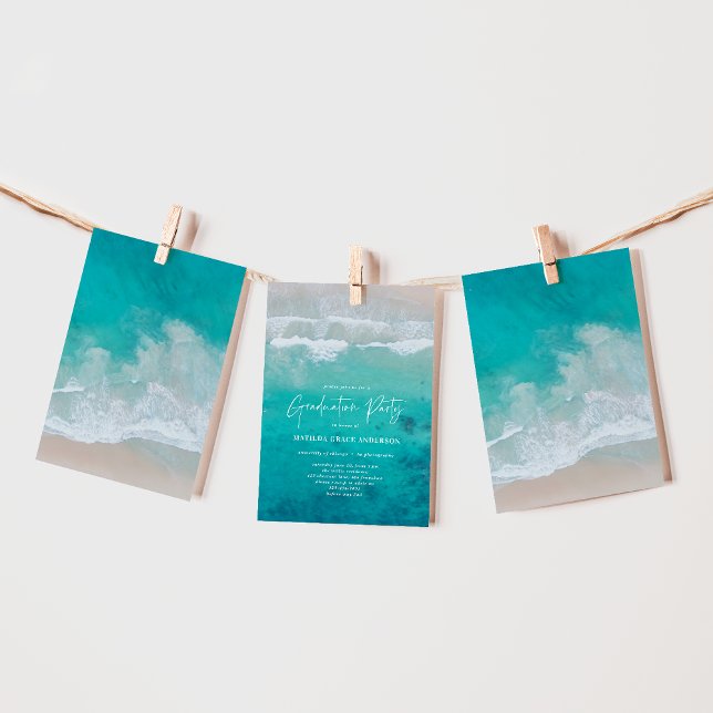 Modern graduation ocean beach script modern (Creator Uploaded)