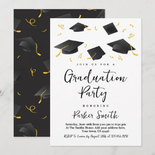 Modern Graduation Party Invitation