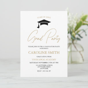 Modern Graduation Party Invitation