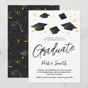 Modern Graduation Party Invitation