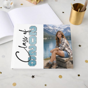 Modern Graduation Photo Guest Book