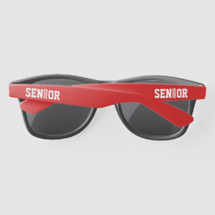 Modern Graduation Senior Block Letter Class 2020 Sunglasses
