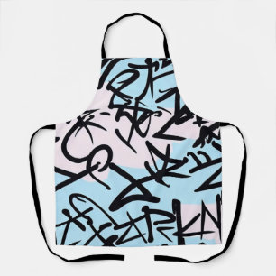 Modern Graffiti Apron