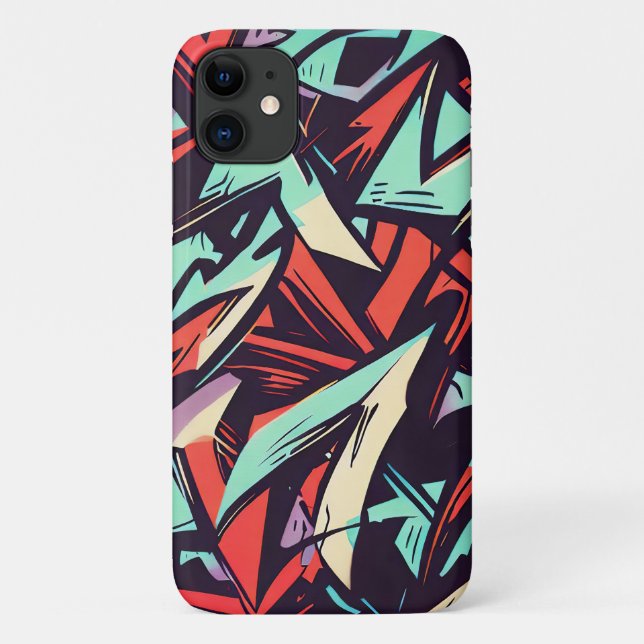 Modern Graffiti Case-Mate iPhone Case (Back)