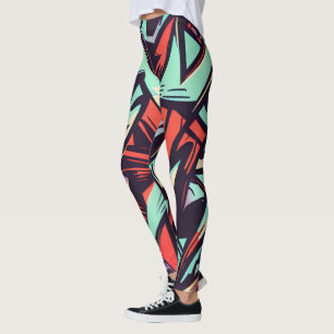 Modern Graffiti Leggings