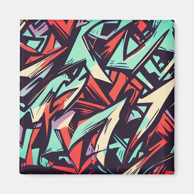 Modern Graffiti Magnet (Front)